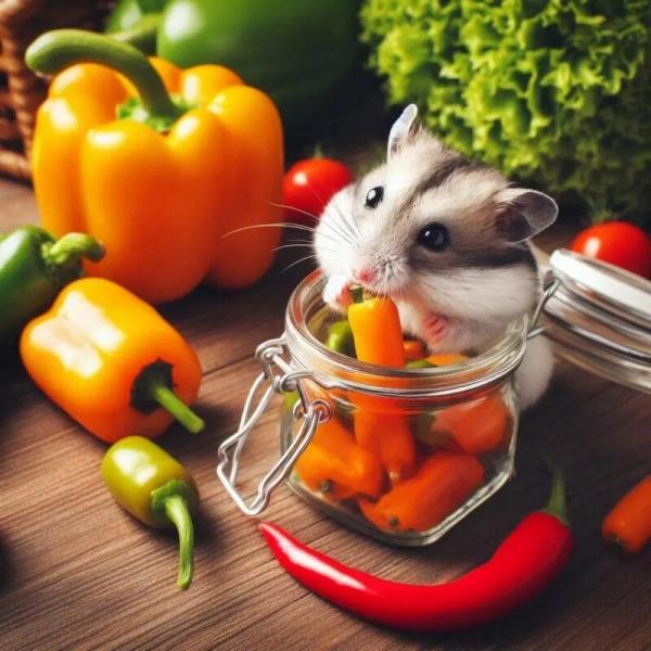Jak podawać paprykę chomikowi?