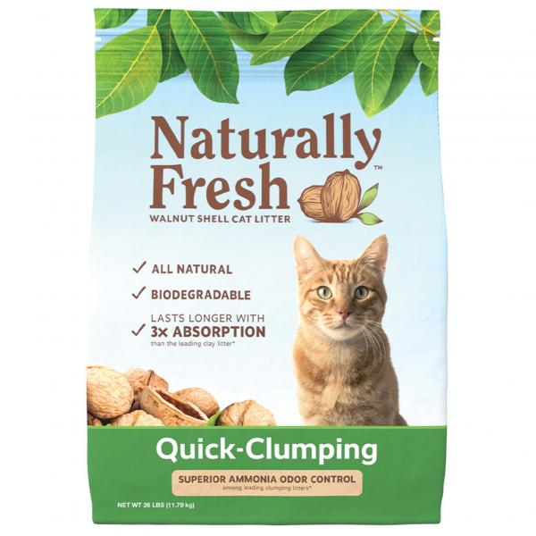 6. Naturally Fresh Bezzapachowy zbrylający się żwirek dla kota Walnut