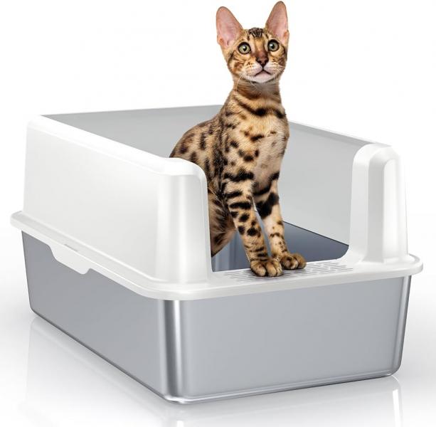 1. Frisco Top Entry Cat Litter Box - najlepszy ogólnie