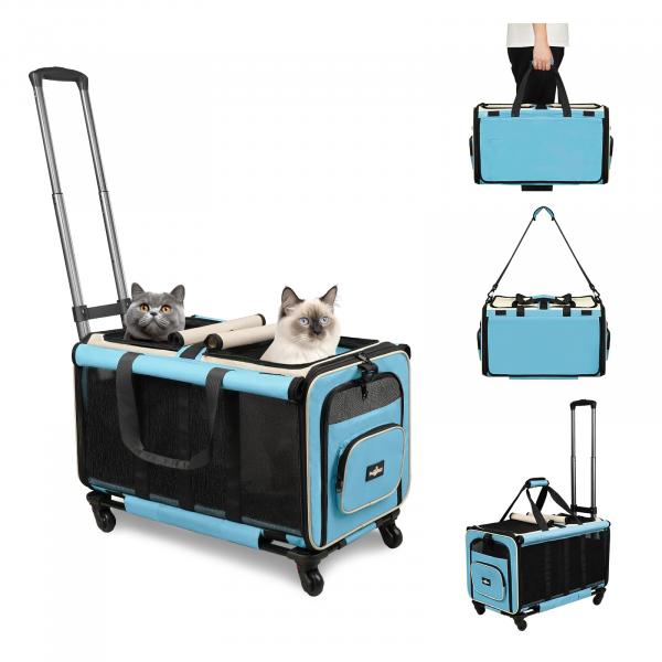 6. EliteField Rozszerzalna, miękka torba dla kota zatwierdzona przez linie lotnicze