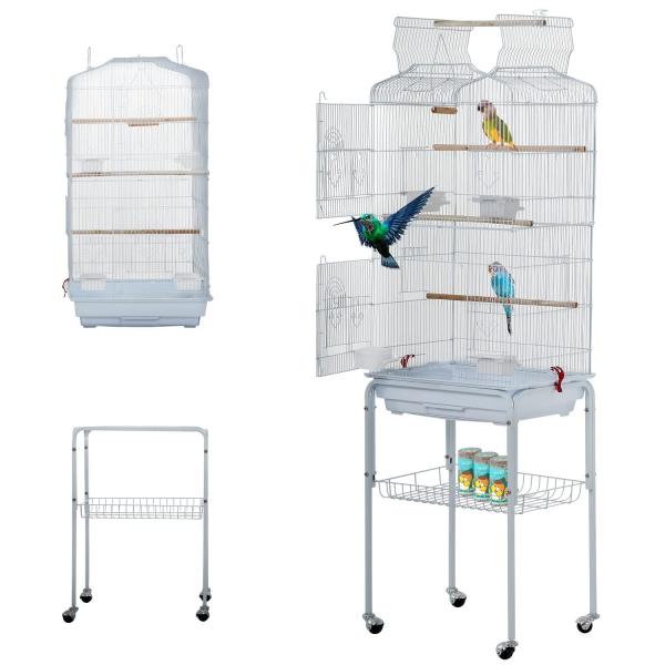 3. A&E Cage Company Flight Bird Cage & Stand - wybór premium