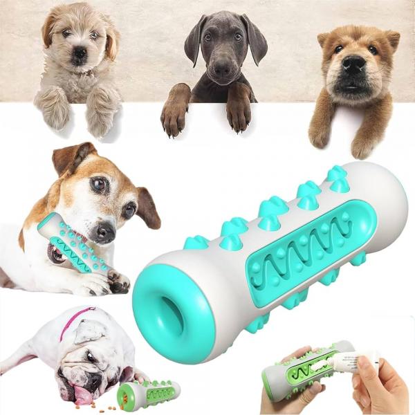 1. Zabawka dla psa Hartz Chew 'n Clean Teething Ring - najlepsza ogólnie