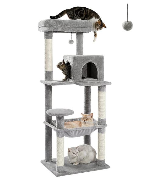 1. Go Pet Club Classic Cat Tree Kitty Tower Kitten Condo Drapak dla kotów domowych - ogólnie najlepszy