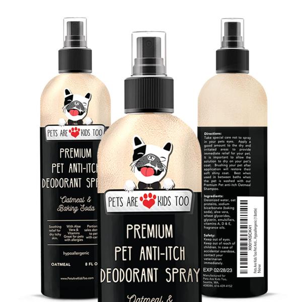 3. TropiClean Baby Powder Dezodorujący spray dla psów i kotów - wybór premium