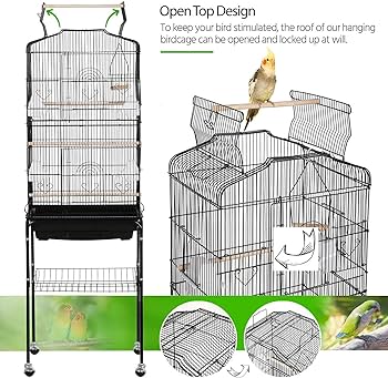 3. A&E Cage Company Flight Bird Cage & Stand - wybór premium