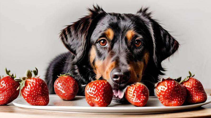 Korzyści z truskawek dla psów