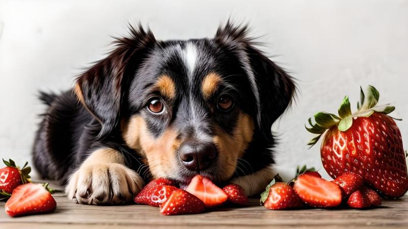 Jak bezpiecznie karmić psa truskawkami?