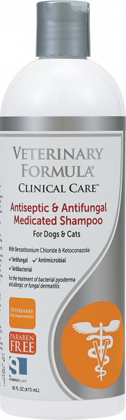 1. Vetmd Medicated Anti-Bacterial & Anti-Fungal Dog Shampoo - najlepszy ogólnie