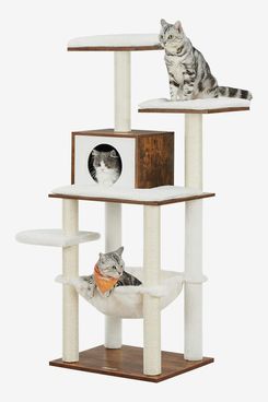 2. Frisco 20-in Faux Fur Cat Tree - najlepsza wartość