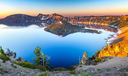 Atrakcje przyjazne psom w Crater Lake