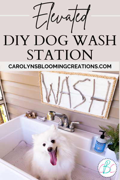4. DIY prysznic dla psa według Thermaland Oaks Homestead