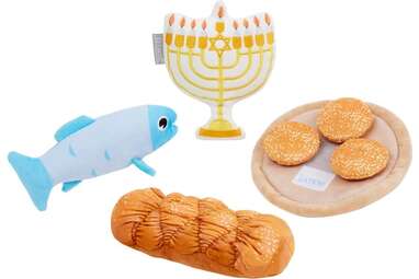 1. ZippyPaws - Jigglerz Tough Squeaky Hanukkah Dog Toy - Najlepszy ogólnie
