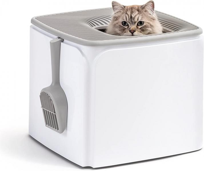 2. Nature's Miracle High Sided Corner Cat Litter Box - najlepsza wartość
